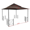 Yescom 2-tier 12Ft Gazebo Replacement for Harbor Gazebo GFS01250A