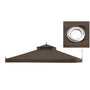 Yescom 12x10 ft Sunjoy L-GZ288PST-4D Gazebo Replacement 2-tier, Brown Image