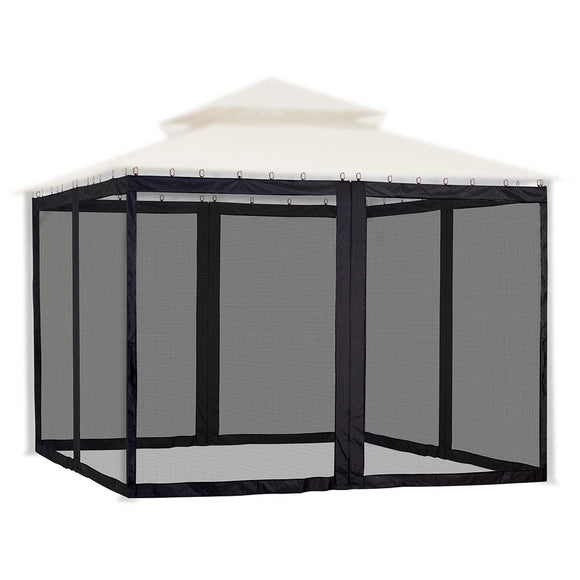 Yescom 41.2'R x 6.4'H Gazebo Mosquito Netting for 12'W x 10'D Gazebos Image