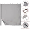 Yescom Gazebo Curtain 10x10ft Privacy Zip Side CPAI-84