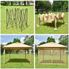 Yescom 11'x11' Ez Pop Up Canopy Gazebo Tent with Sidewalls Net