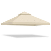 Yescom Petpvilit Canopy Replacement Top 2-Tier 10x10, Beige Image