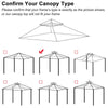 Yescom 12'x12' Crown Shades Replacement Canopy CPAI-84