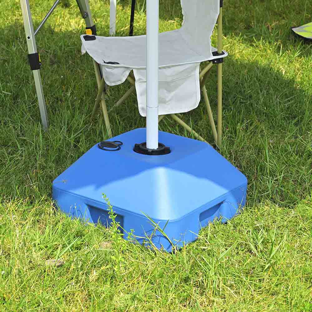 Yescom 25 L 16x16" Umbrella Weighted Base Water Sand Filled 1.25" Pole Image