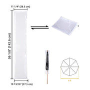 Yescom Waterproof PVC Patio Outdoor Umbrella Cover Bag 8ft Image