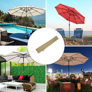 Yescom Patio Zipper Umbrella Cover with Rod Portable Bag 8' 9' 10' 13' Opt Image