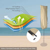 Yescom Patio Outdoor Umbrella Cover 15ft with Zipper & Rod