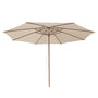 Yescom 13ft Patio Wood Market Umbrella Multiple Colors, Beige Image