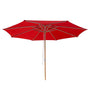 Yescom 13ft Patio Wood Market Umbrella Multiple Colors, Red Image