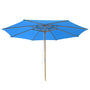 Yescom 13ft Patio Wood Market Umbrella Multiple Colors, Blue Image