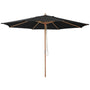 Yescom 13ft Patio Wood Market Umbrella Multiple Colors, Black Image