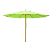 Yescom 13ft Patio Wood Market Umbrella Multiple Colors, Green Glow Image