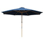 Yescom 13ft Patio Wood Market Umbrella Multiple Colors, Navy Image