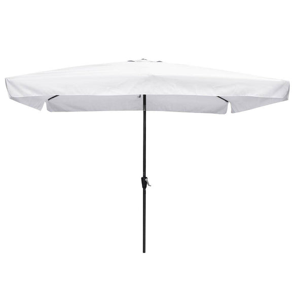 Yescom 10x6.5 ft Patio Rectangular Market Umbrella Tilt Multiple Colors Image