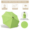 Yescom 9ft Solar LED Outdoor Market Tilt Patio Umbrella