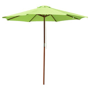 Yescom 9ft Patio Wood Market Umbrella Multiple Colors, Lime Image