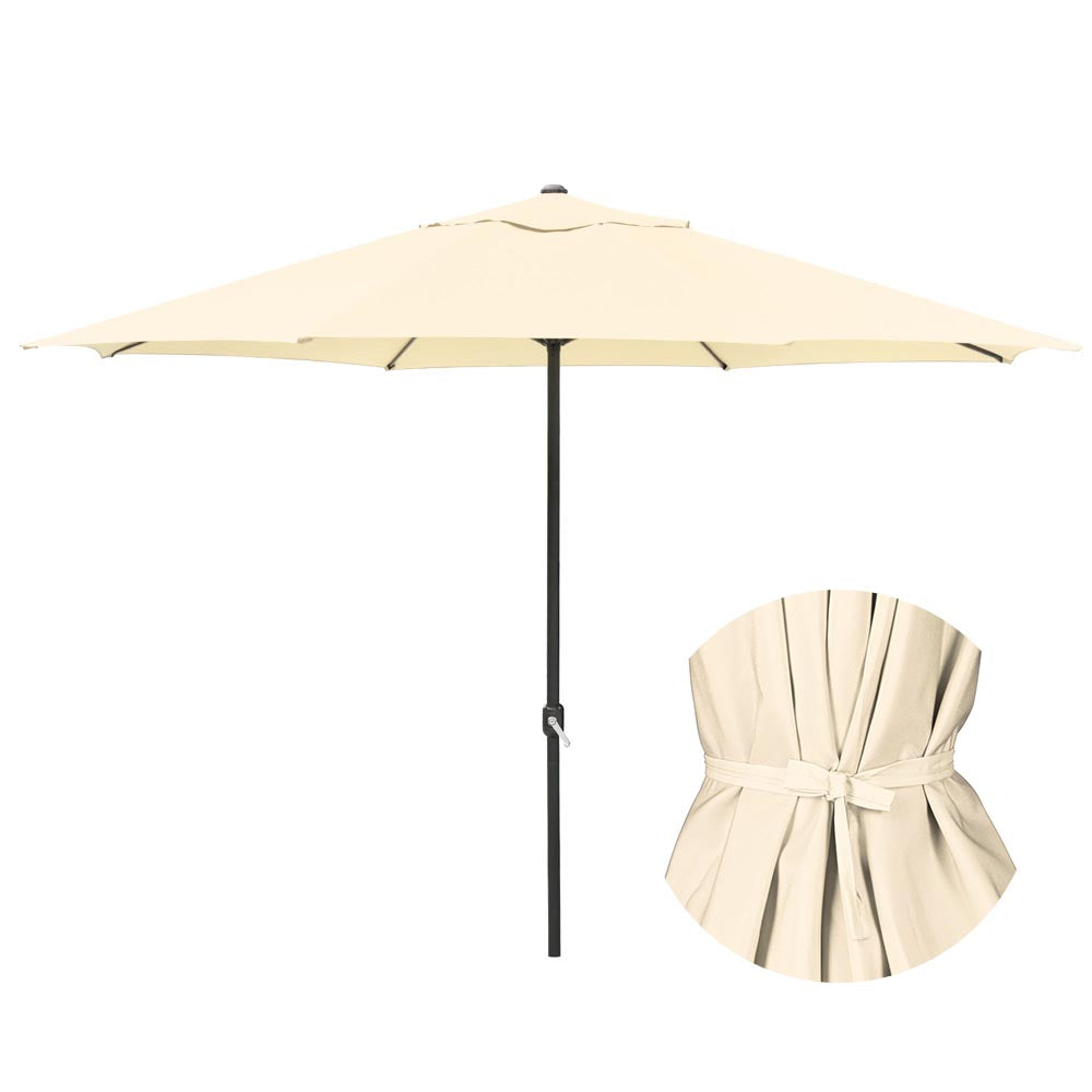 Yescom 13ft Outdoor Patio Market Garden Table Umbrella Color Optional, Beige Image