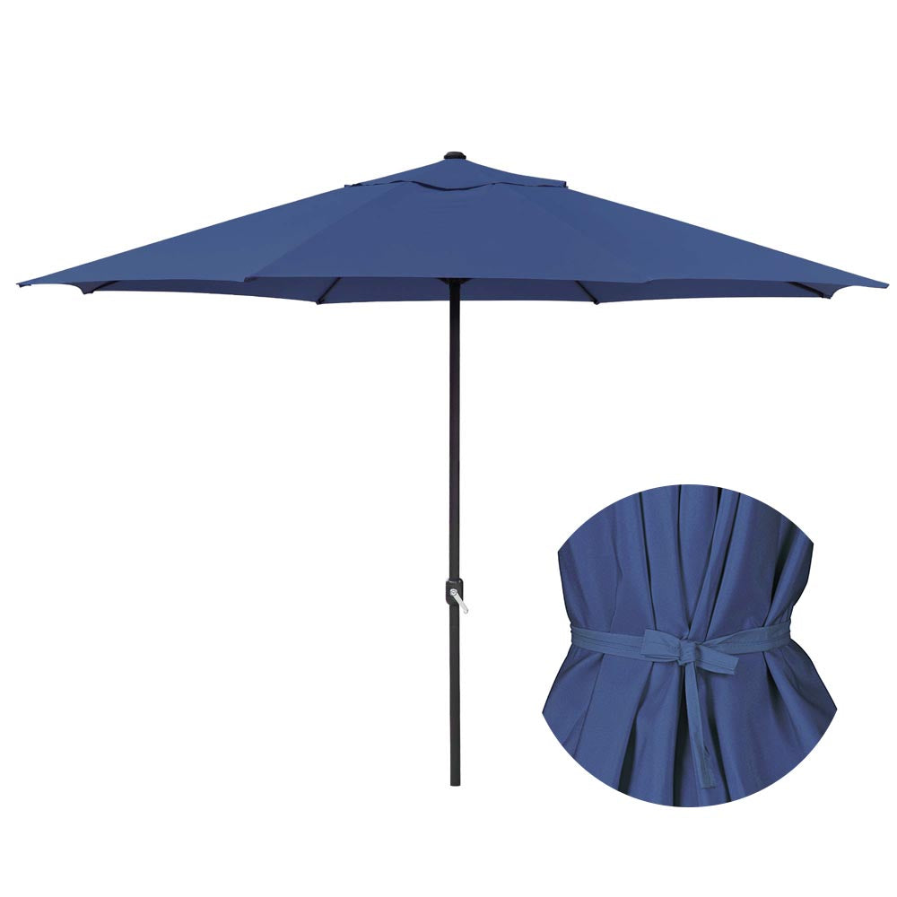 Yescom 13ft Outdoor Patio Market Garden Table Umbrella Color Optional, Navy Image