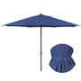 Yescom 13ft Outdoor Patio Market Garden Table Umbrella Color Optional, Navy Image