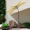 Yescom 10 ft Patio Outdoor Market Half Tilt Umbrella