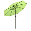 Yescom 9ft Prelit Umbrella 3-Tiered Patio Umbrella with Lights