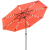 Yescom 11ft Prelit Umbrella 3-Tiered Patio Umbrella with Lights