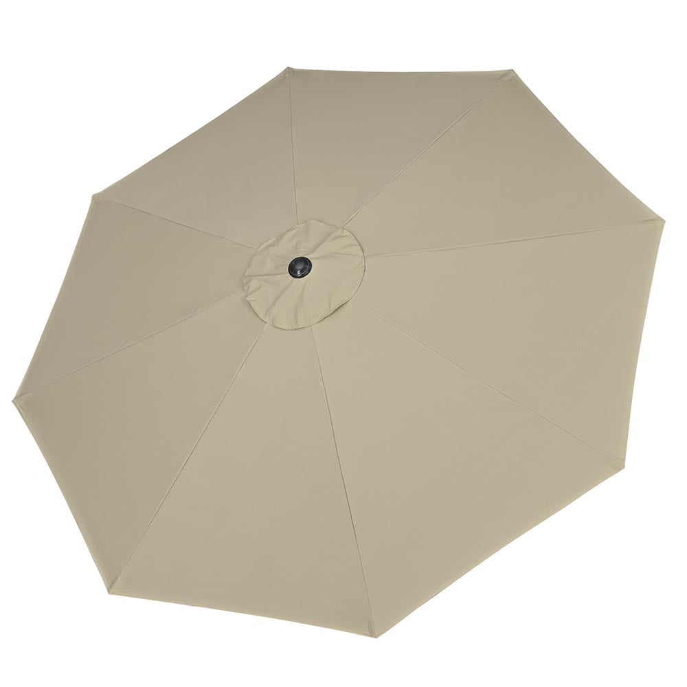 Yescom 9ft 8-Rib Patio Umbrella Tilt 220gsm Canopy UV50+ Image