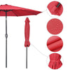 Yescom 10ft 8-Rib Patio Umbrella Tilt 220gsm Canopy UV50+