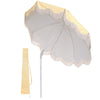 Yescom Fringe Beach Umbrella 6ft 8-rib with Anchor