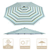 Yescom 8' Outdoor Market Umbrella Replacement Canopy Color Optional