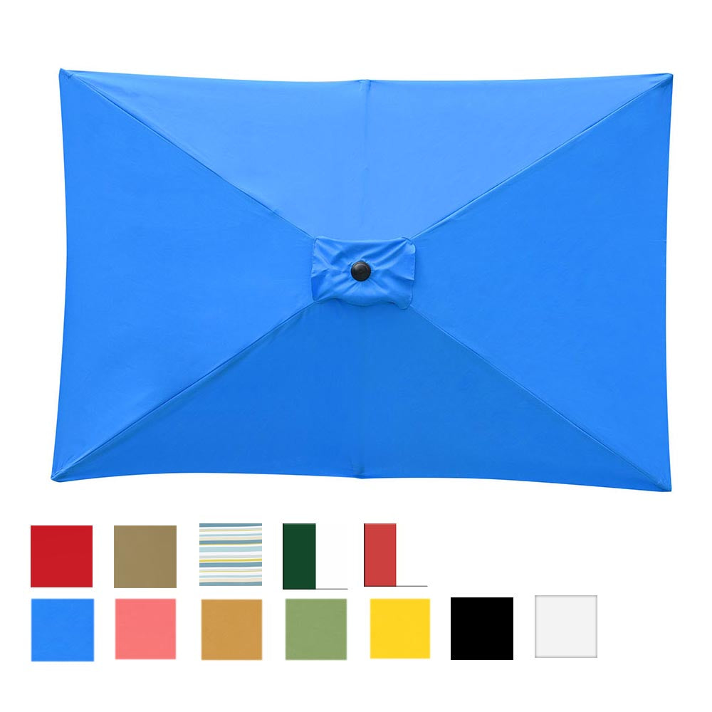 Yescom Umbrella Replacement Canopy 10x6.5ft 6-Rib Rectangle Image