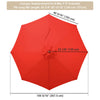 Yescom 9' 8-Rib Outdoor Market Umbrella Replacement Canopy (Preorder)