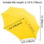 Yescom 13' Outdoor Market Umbrella Replacement Canopy 8-Rib, Aspen Gold Image