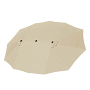 Yescom Umbrella Replacement Canopy 15x9ft 12-Rib Rectangle, Beige Image