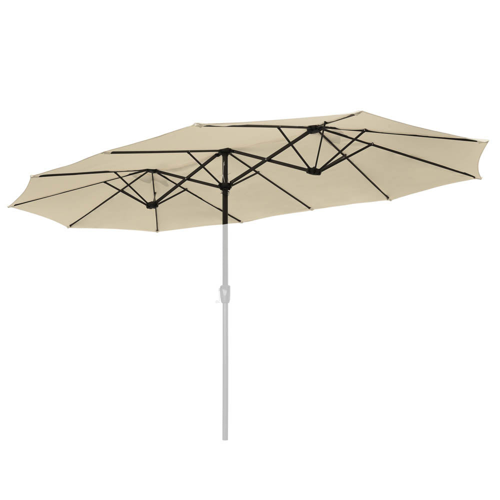 Yescom Umbrella Replacement Canopy 15x9ft 12-Rib Rectangle Image