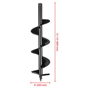 Yescom Earth Auger Bit Replacement 8in Image