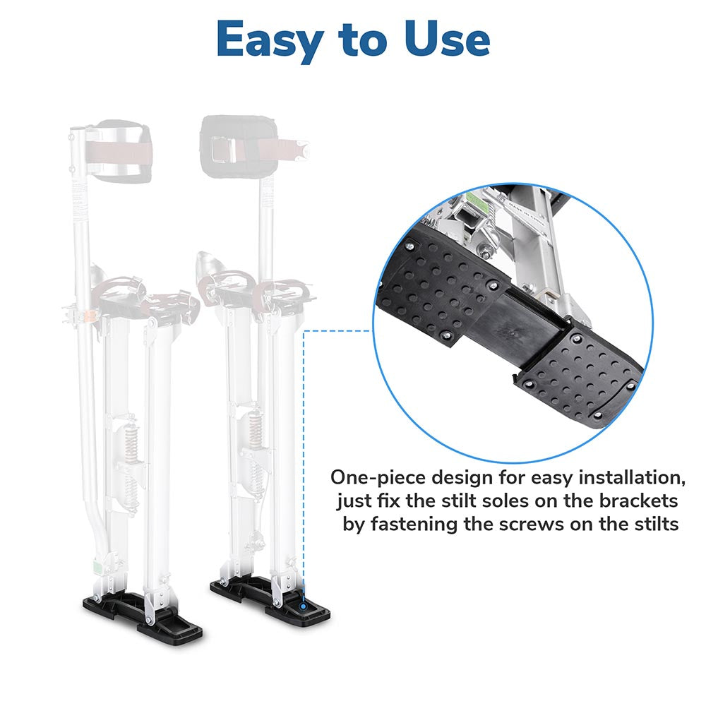 Yescom Drywall Stilts Floor Plate & Soles 2ct/Pack Image