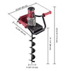 Yescom Electric Post Hole Digger with 6" Earth Auger Bit Set 1500W 2HP