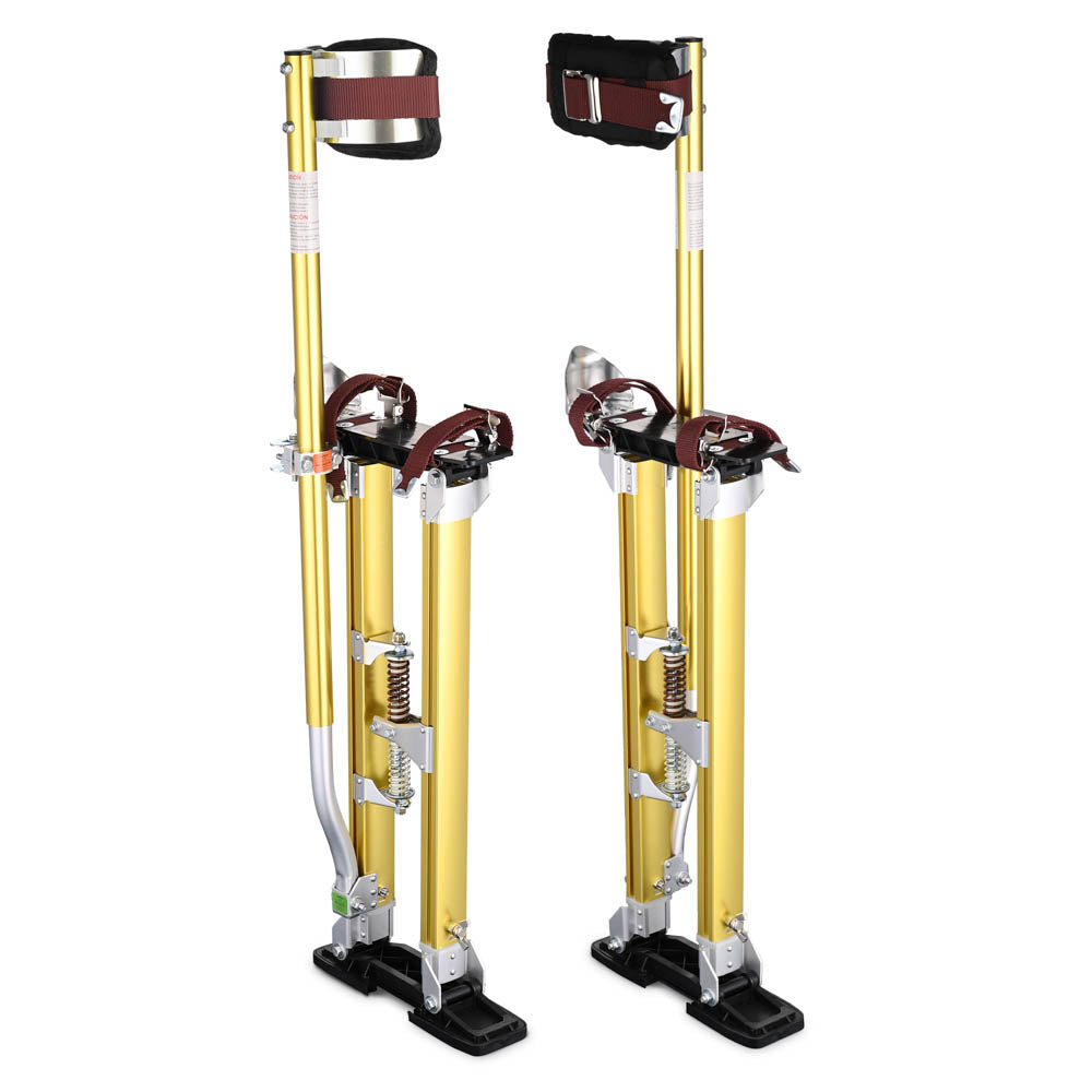 Yescom Drywall Stilts 24" - 40" Adjustable Aluminum, Gold Image