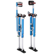 Yescom Drywall Stilts 36" - 50" Adjustable Aluminum Color Options, Blue Image