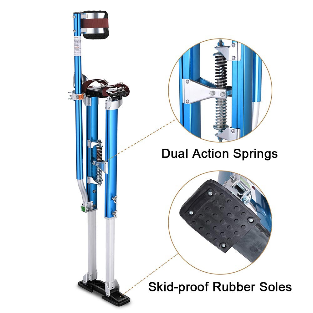 Yescom Drywall Stilts 36" - 50" Adjustable Aluminum Color Options Image