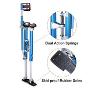 Yescom Drywall Stilts 36" - 50" Adjustable Aluminum Color Options Image