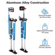 Yescom Drywall Stilts 36" - 50" Adjustable Aluminum Color Options Image