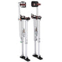 Yescom Drywall Stilts 36" - 50" Adjustable Aluminum Color Options, Silver Image