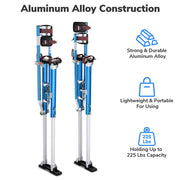 Yescom Drywall Stilts 50" - 64" Adjustable Aluminum Color Options Image