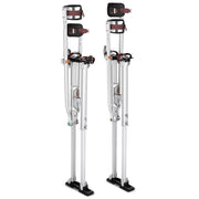 Yescom Drywall Stilts 50" - 64" Adjustable Aluminum Color Options, Silver Image