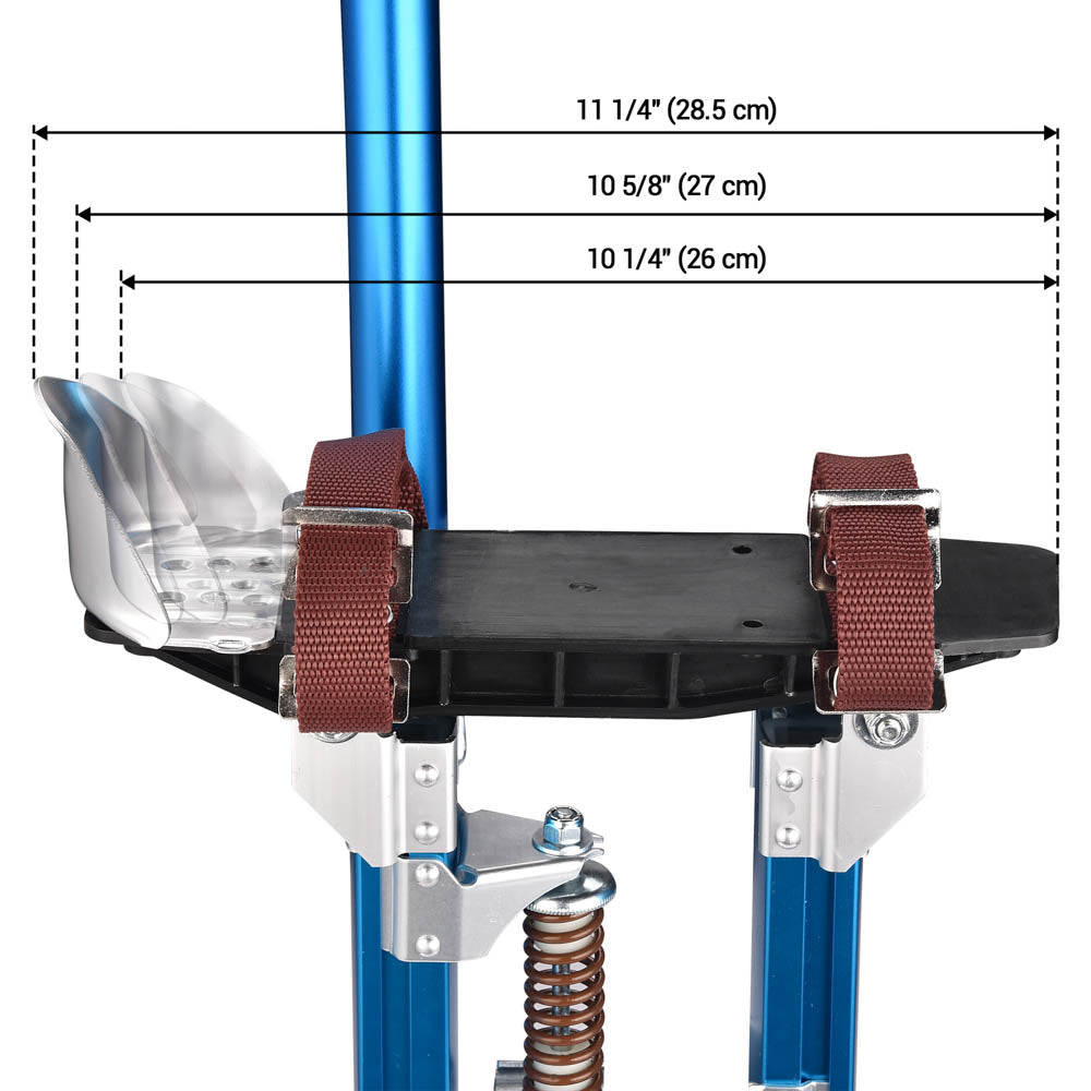 Yescom Drywall Stilts 16" - 24" Adjustable Aluminum Color Options Image