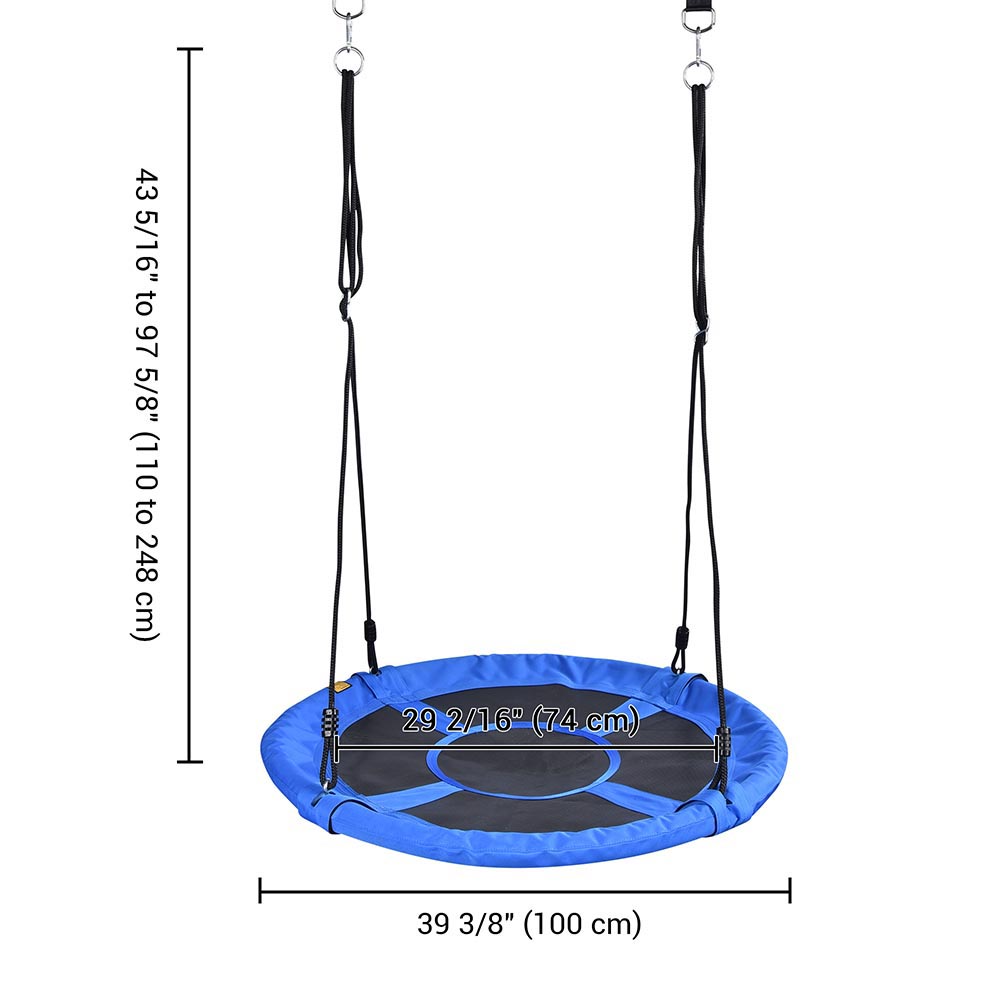 Yescom 40" Saucer Tree Swing with Adjustable Straps Image