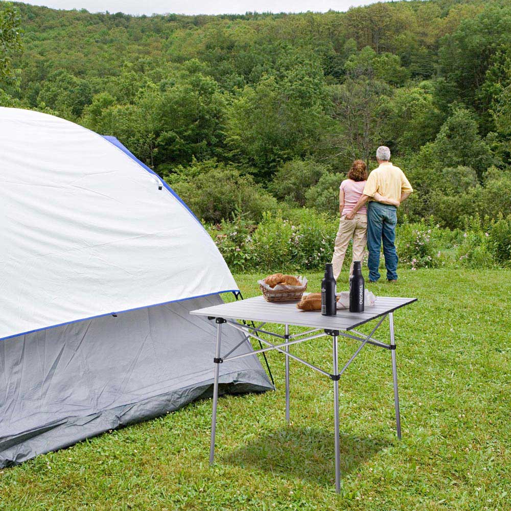 Yescom Roll-up Top Camp Folding Table Outdoor Desk Image