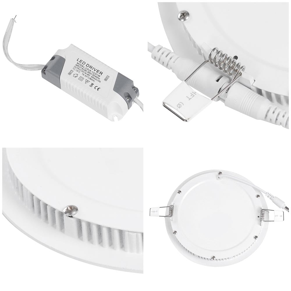 Yescom 9W SMD LED Recessed Ceiling Light w/ Driver Image